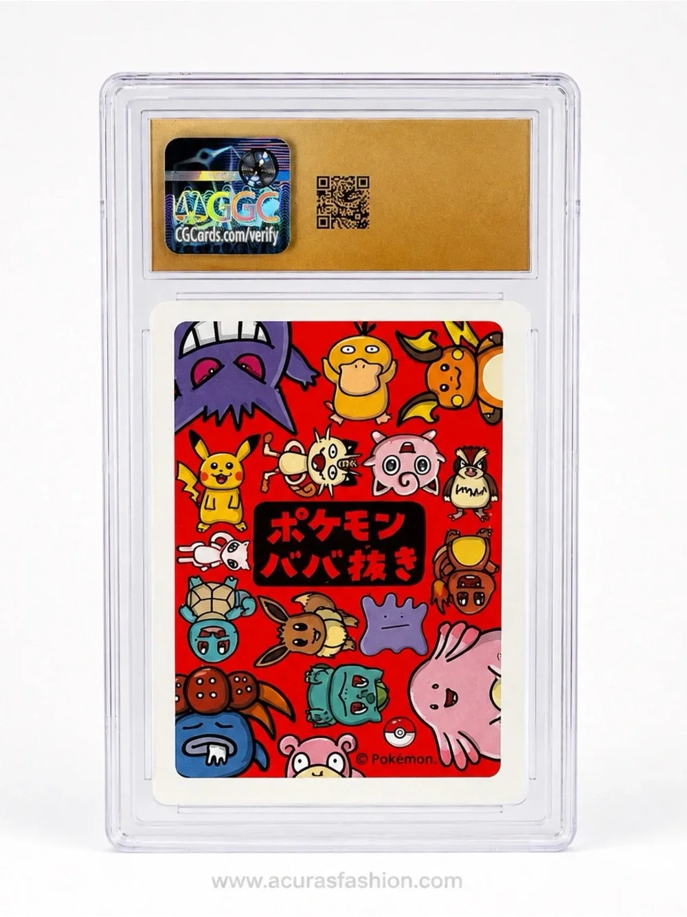 Pokemon Pikachu Old Maid Babanuki Japanese CGC 10 Pristine